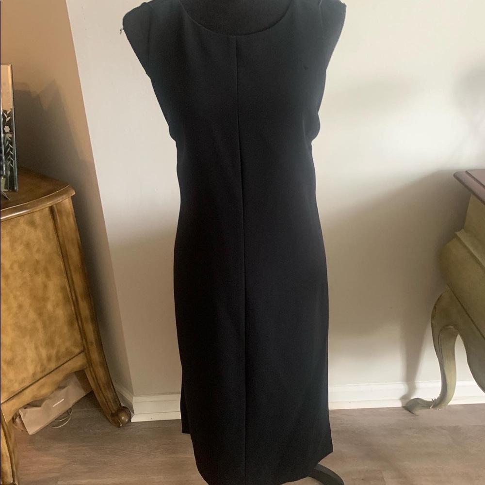 Black midi dress worn once